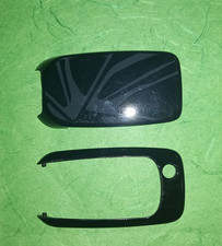 Key Cover ORIGINALE per Chiave Telecomando FIAT 500 X Nero Lucido Con Disegno