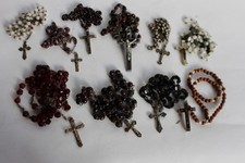 Collezione di 10 rosari antica