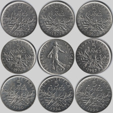 FRANCIA - 5 Franchi - Entra e