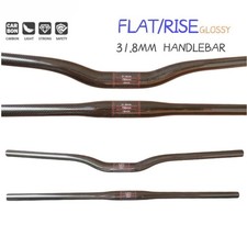 Manubrio MTB carbonio 3k rialzo mountain bike manubrio piatto 31,8mm 600-760mm