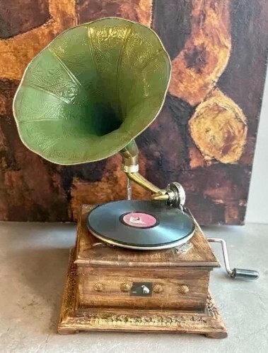 Grammofono antico fonografo - grammofono,
