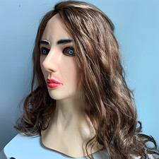 Maschera femminile lattice