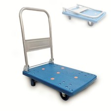 CARRELLO A PIANALE PIATTAFORMA DA TRASPORTO PIEGHEVOLE CON RUOTE PORTAPACCHI