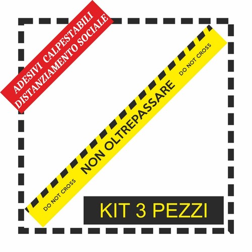 Adesivo calpestabile non - calpestabile,