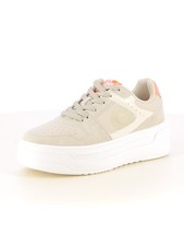 Sneakers stringate donna beige