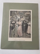 Xilografia in pass Fine ‘800 Gioco della Tombola Bingo