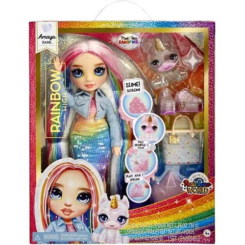 Rainbow fashion doll - rainbow, doll-