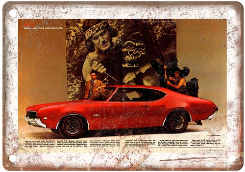 Insegna metallo oldsmobile - in,