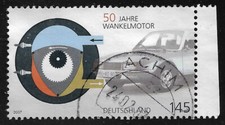 GERMANIA R.F.+°-2007-valore usato da 145 c.-50° MOTORE WANKEL-in buone condiz.