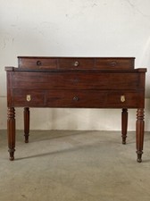 Scrivania Mogano Ministeriale