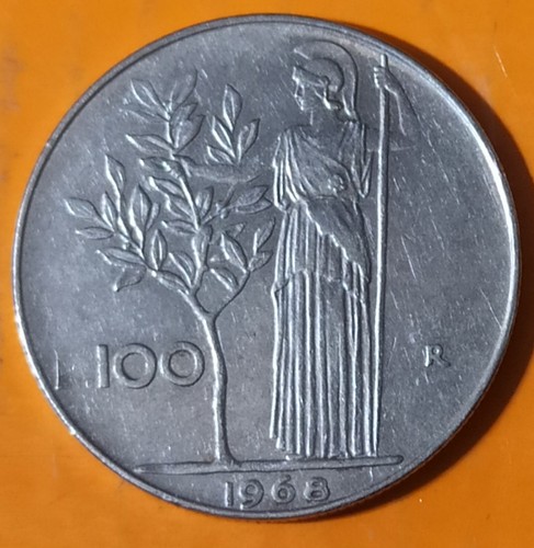 100 lire 1968 repubblica - 100,