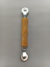 Vintage Window Screen Cutter Splicer Wooden Handle