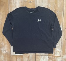 Felpa / T-shirt Manica Lunga Under Armour  Unisex nera uomo | sportiva e minimal