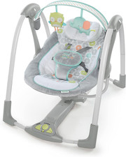 10247 Hugs & Hoots - Altalena Compatta, Fino a 9 Kg, Color Multicolore (Grigio)