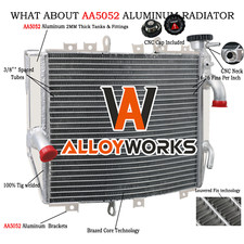 Aluminium Radiateur pour Kawasaki Ninja ZX-10R ZX10R 2004-05 04 NEW