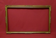 ✅ ELEGANTE ANTICA CORNICE SPECCHIERA EPOCA META' 900 ANTIQUE - 4296