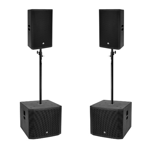 Set impianto subwoofer - dj,