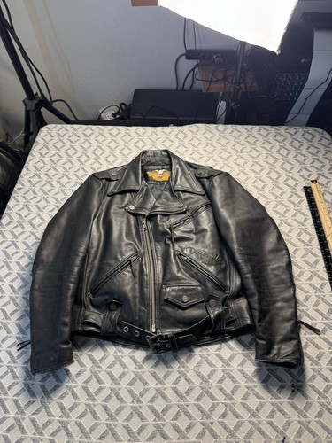 Giacca biker pelle harley - biker,