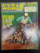 Vtg Feb. 1966 Cycle World