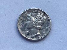 1944 1 Dime Argento (.900) •