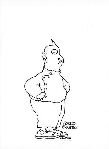 Altan tavola originale zorro - altan,
