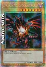 DRAGO NERO OCCHI ROSSI •