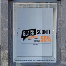 vetrofanie adesivo saldi black