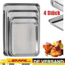 Set 4 teglie da forno, teglia
