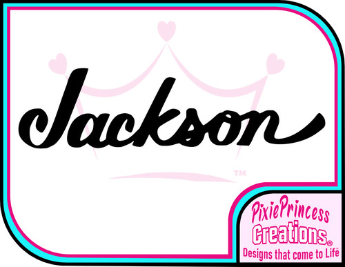 Adesivo jackson chitarra basso - jackson,