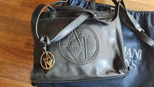 BORSA DONNA PELLE ARMANI JEANS CON MANICI E TRACOLLA