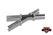 Coppia Manubri caricabili 28mm  dischi pesi dumbells allenamento palestra