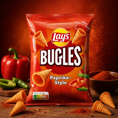 Lay bugles paprika - paprika, 75g