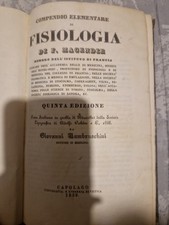 Compendio Elementare Di Fisiologia Di F. Magendie 1839
