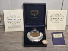 Grants of Dalvey Voyager Clock In Original Case With Documents. See Description.