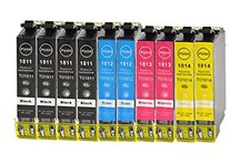 KIT SET 10 CARTUCCE COMPATIBILI T1811 EXPRESSION HOME XP415 XP212 XP225 XP322