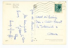 1975 FORTE DEI MARMI Cartolina pittore Luigi ARZUFFI a Guido HANSET - AUTOGRAFO