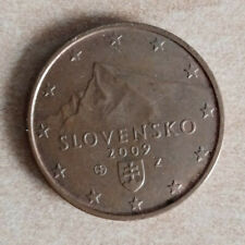 5 cent Slovacchia 2009 Divisionale 5 Cents Slovensko MONETA COIN Centesimi q FDC