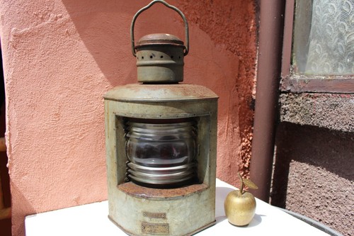 Lampada olio nave navale - /,