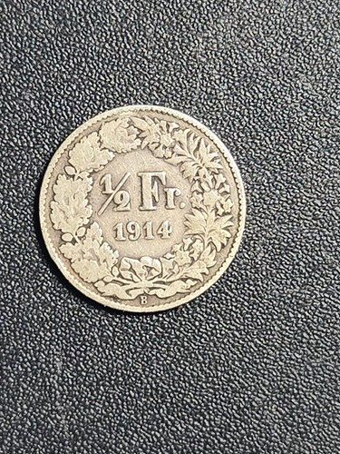 1914 svizzera franco - svizzera, 1/2