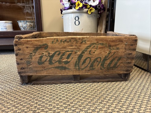 Cassa soda legno vintage - legno,