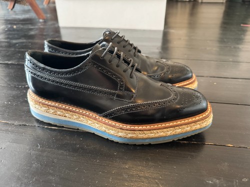 Scarpe oxford prada donna nere - scarpe,