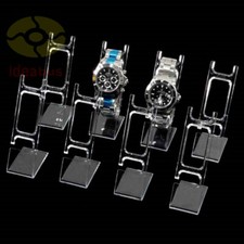 6/12/24/48PCS Espositori Gioielli Trasparenti per Orologio/Bracciale (Dimensioni:10,5cm = 4" di Altezza)