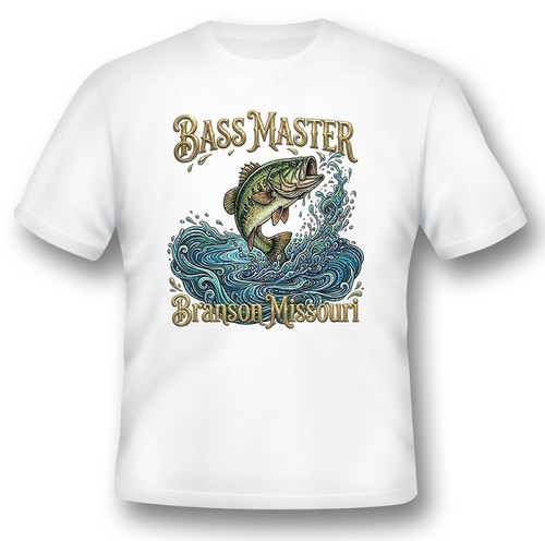 Shirt bass master branson - t-shirt,