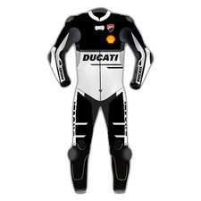 DUCATI Tuta Pelle Pista Moto
