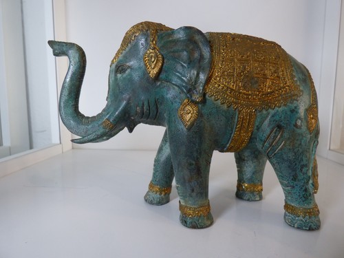 Scultura elefante bronzo - elefante,
