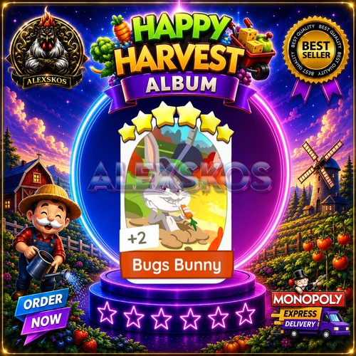 Bugs bunny monopoly go - bugs, ⭐monopoly