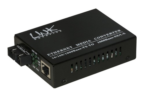 Media converter rj45 fibra - rj45,