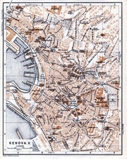 Genova 1934 picc. piantine di