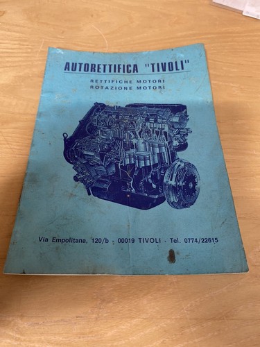 Libretto auto rettifica tivoli - libretto,