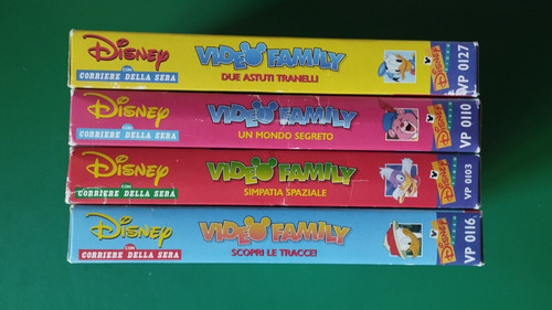 Lotto vhs video - family, disney